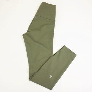 New with Tags Women's Lululemon Wunder Train HR Tight 25" in Green LW5CQDS